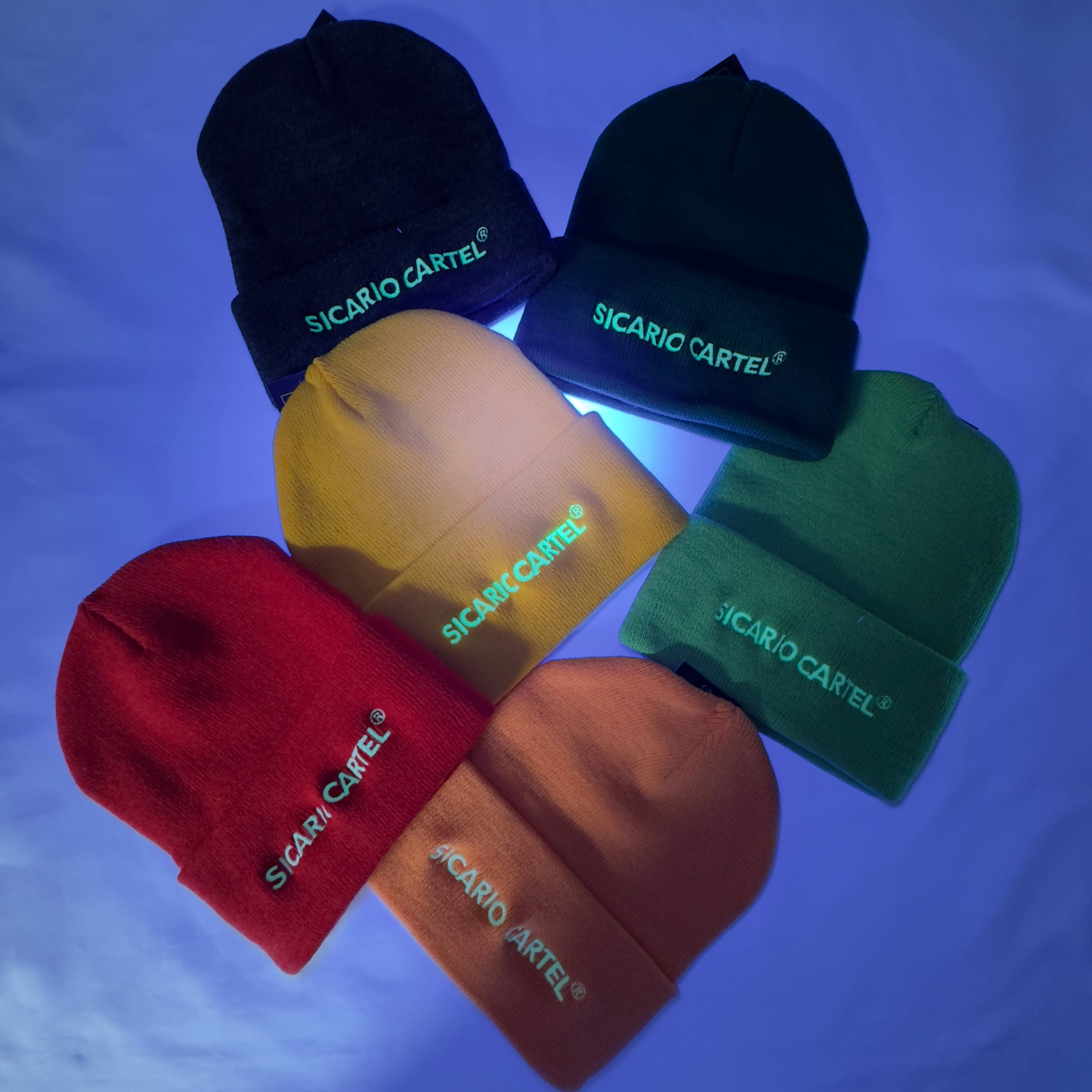 PEACEMINUSONE レッドニット帽