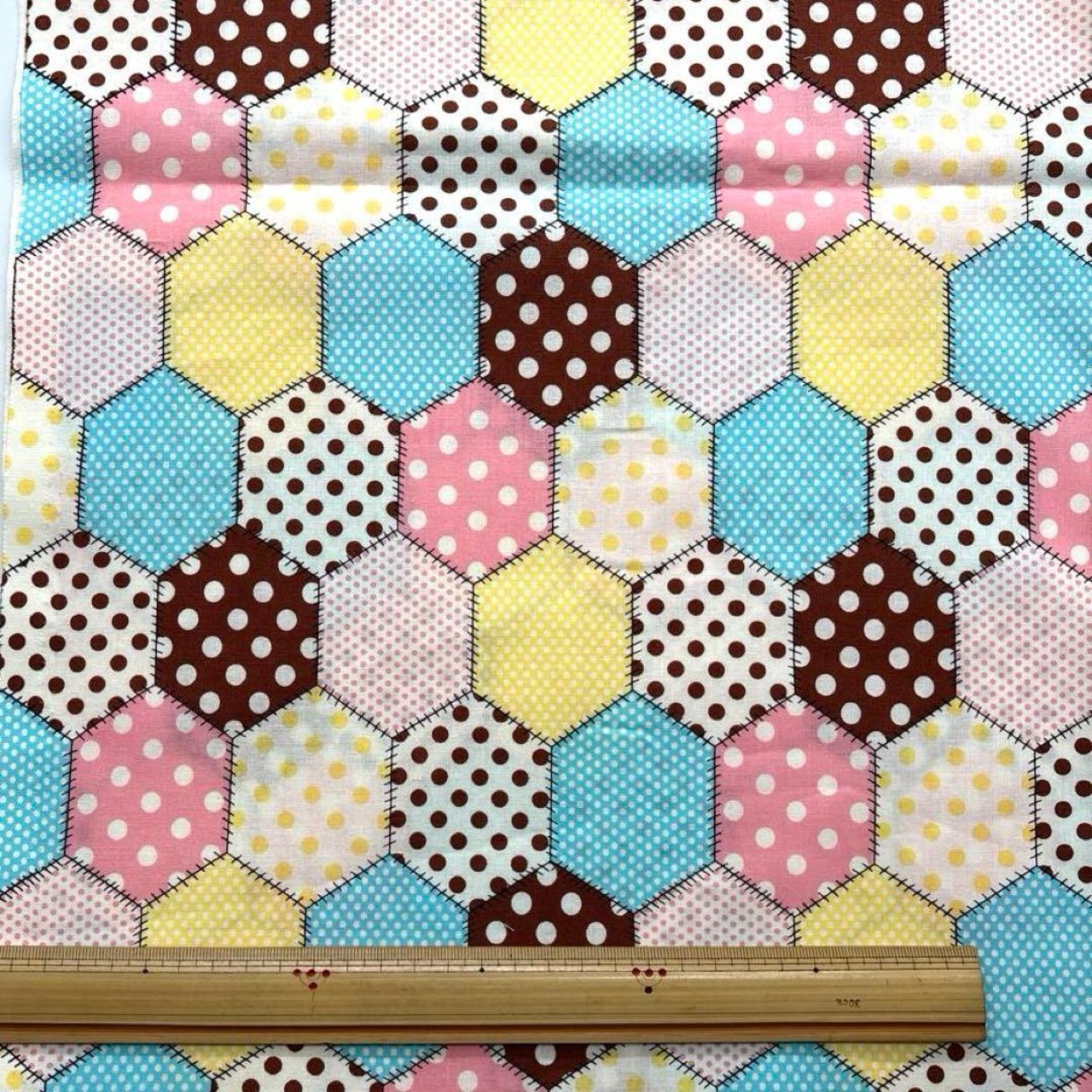 Cdr475-2◆1m◆SM◆綿100%シャーティング生地◆パッチワーク柄