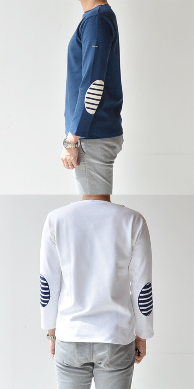 SAINT JAMES(セントジェームス)ウエッソン無地エルボーパッチ(13JC OUES.COUD.R)全2色