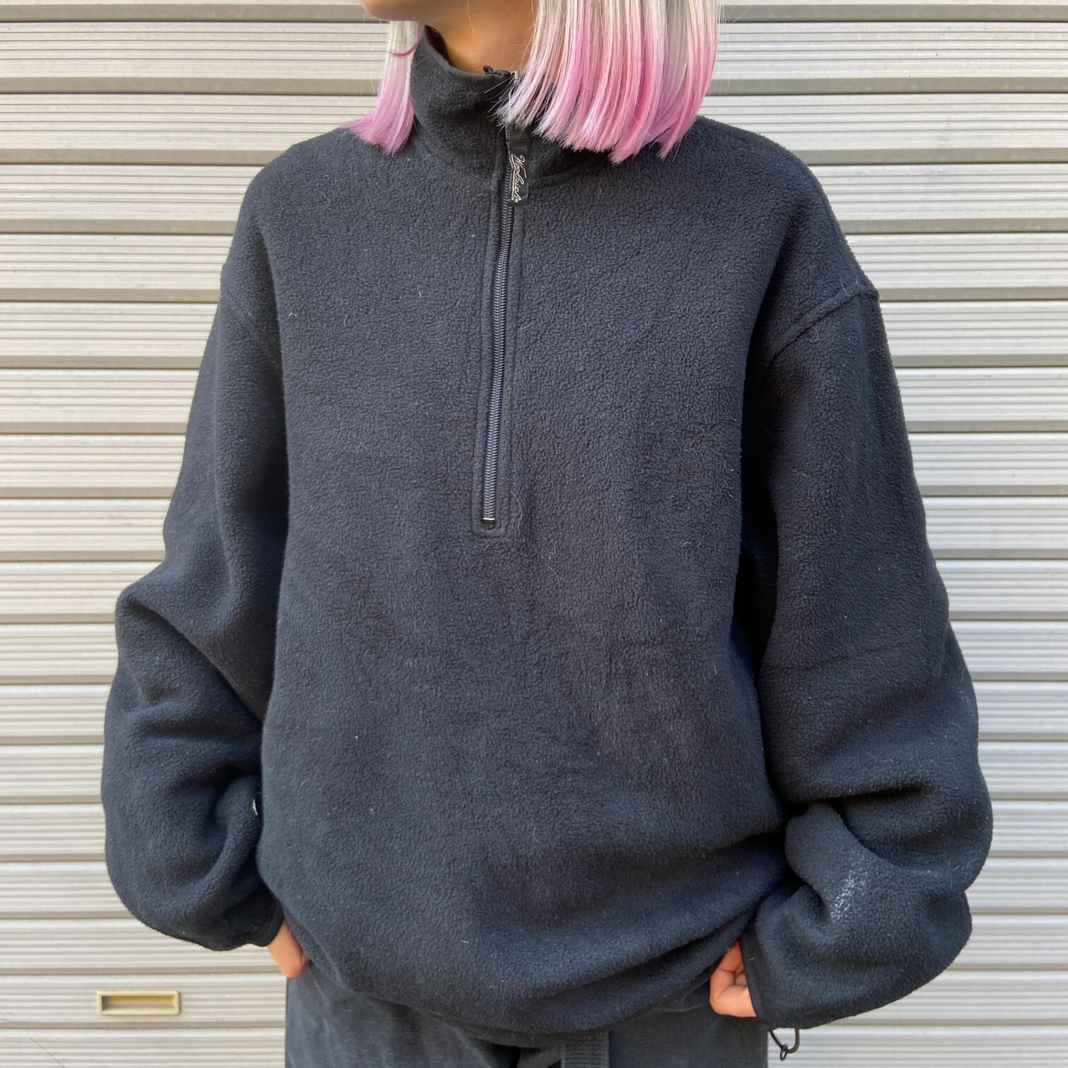 WOOLRICH ウールリッチ ハーフジップ フリースジャケット プルオーバー 