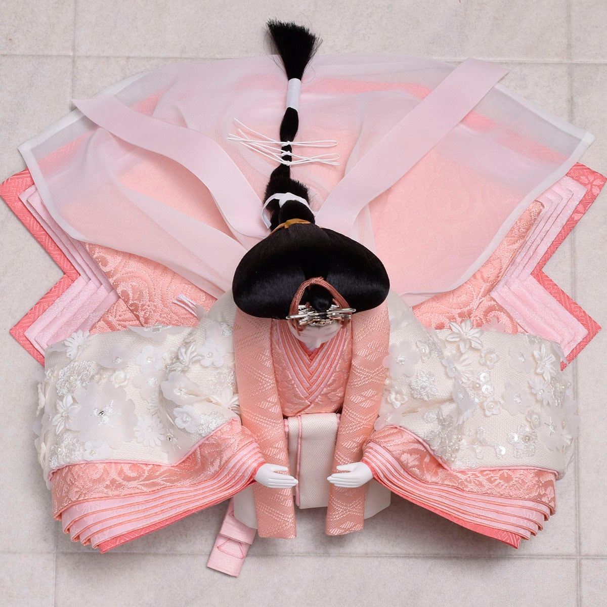 雛人形 親王飾り【Little Flower Flora】おしゃれ｜モダン｜今どき