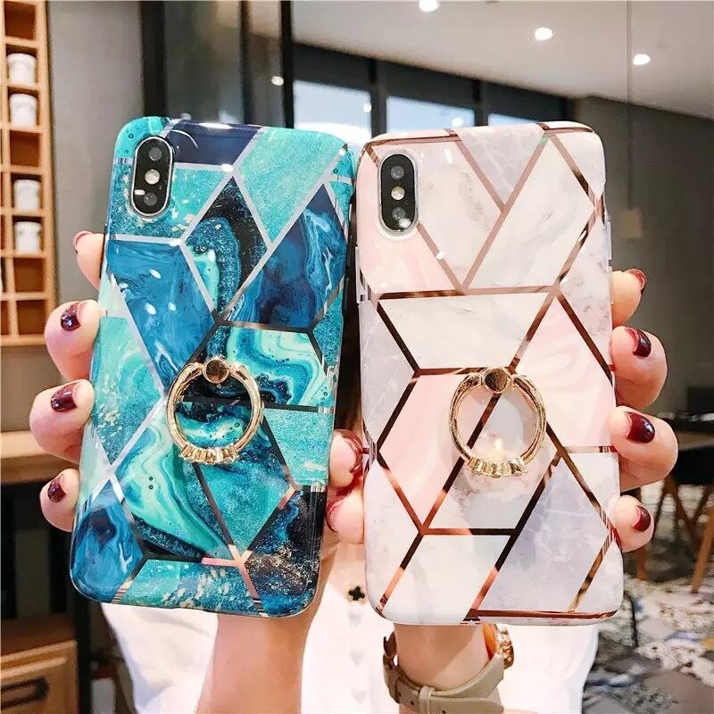 即納商品 送料無料 指輪 スマホリング アクセサリー ドット ステンドグラス Iphoneケース スマホケース キャラクター モノトーン シンプル おしゃれ バンド付き Selectshop Aya