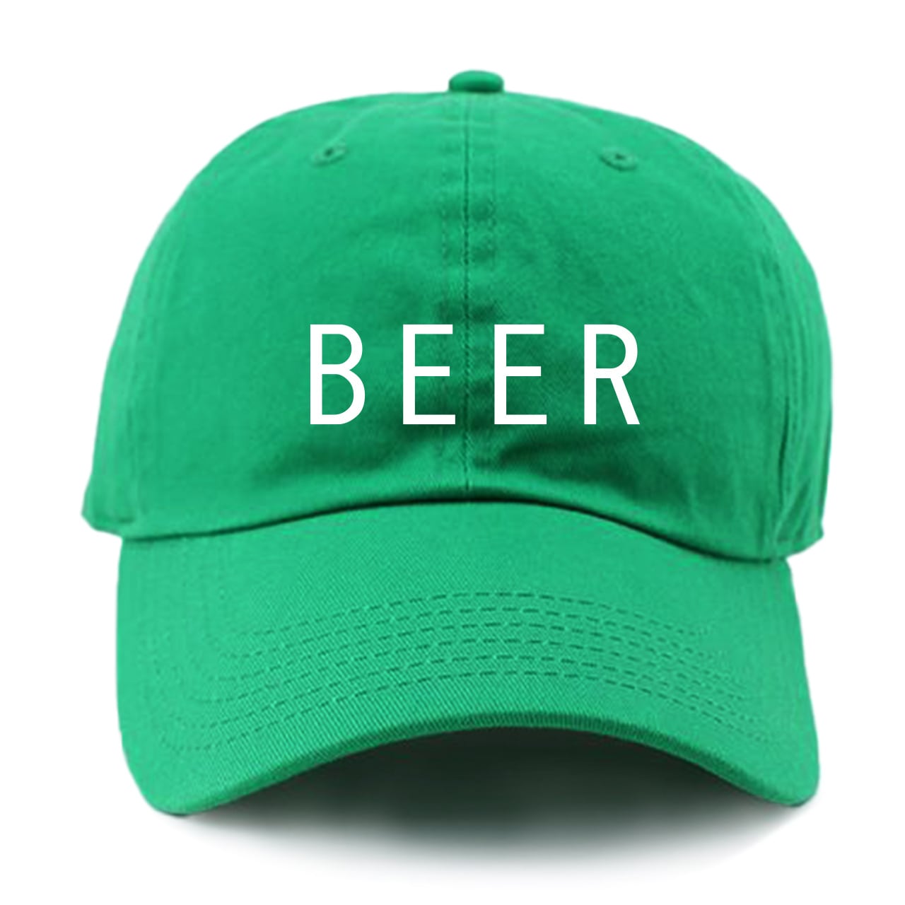 BEER ロゴ刺繍CAP グリーン