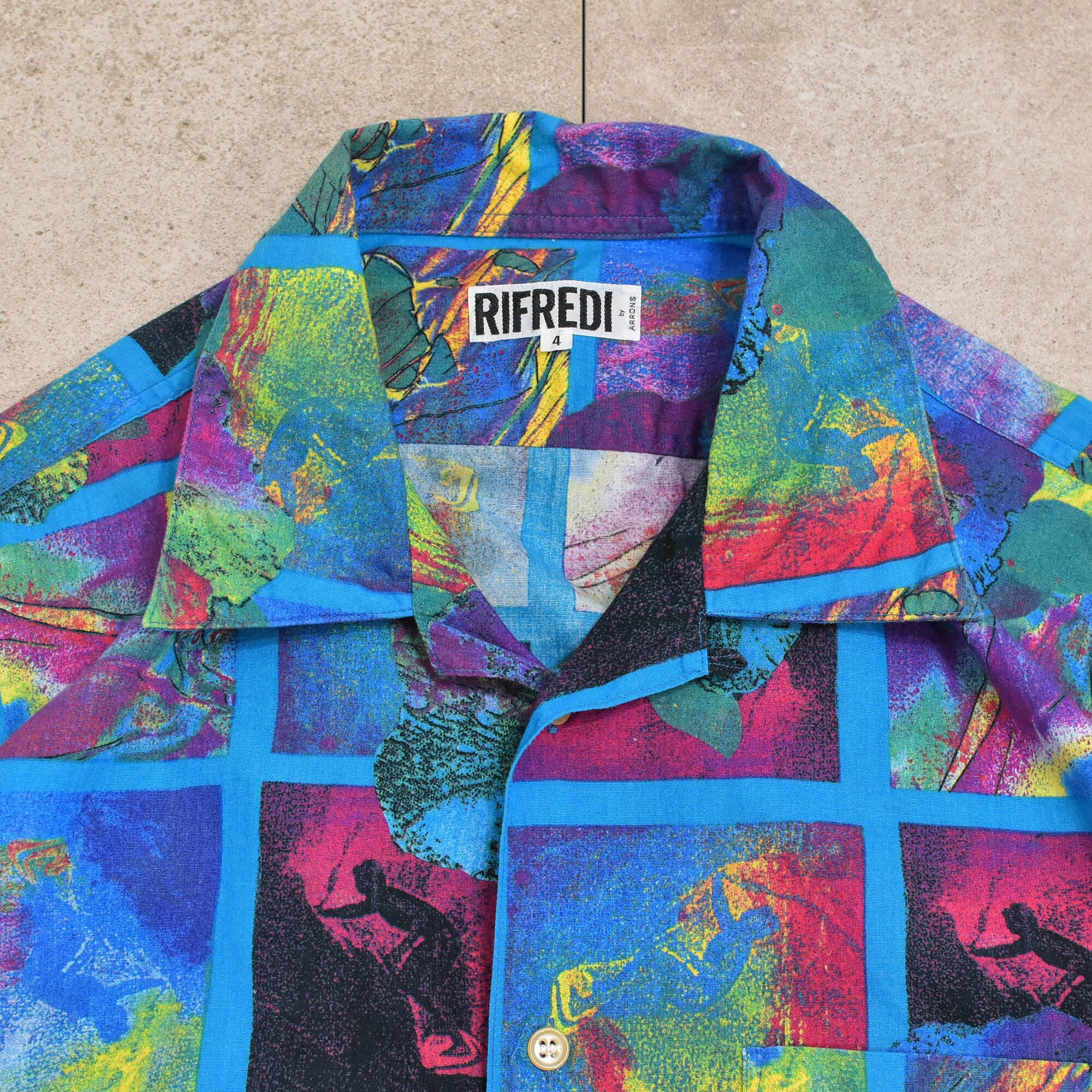 90s～ RIFREDI by ARRONS invert color pattern aloha shirt | 古着屋