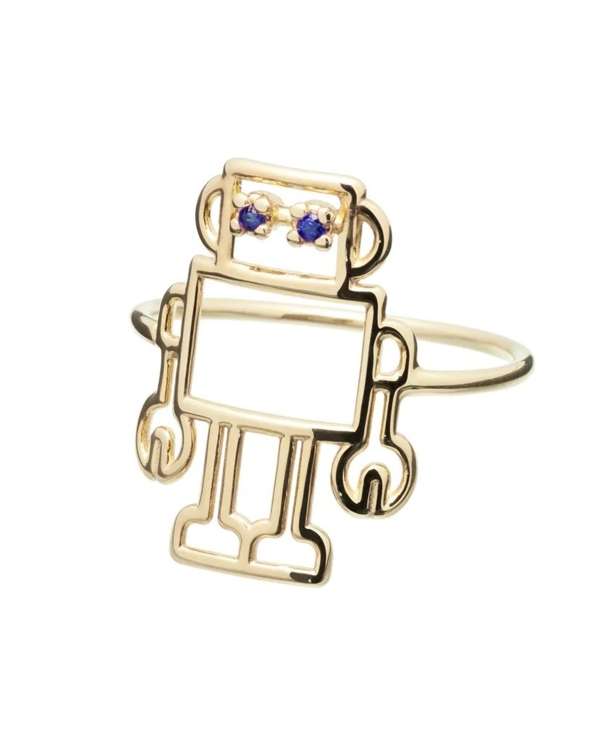 ALIITA】ROBOT ブルーサファイア リング | idealclasse
