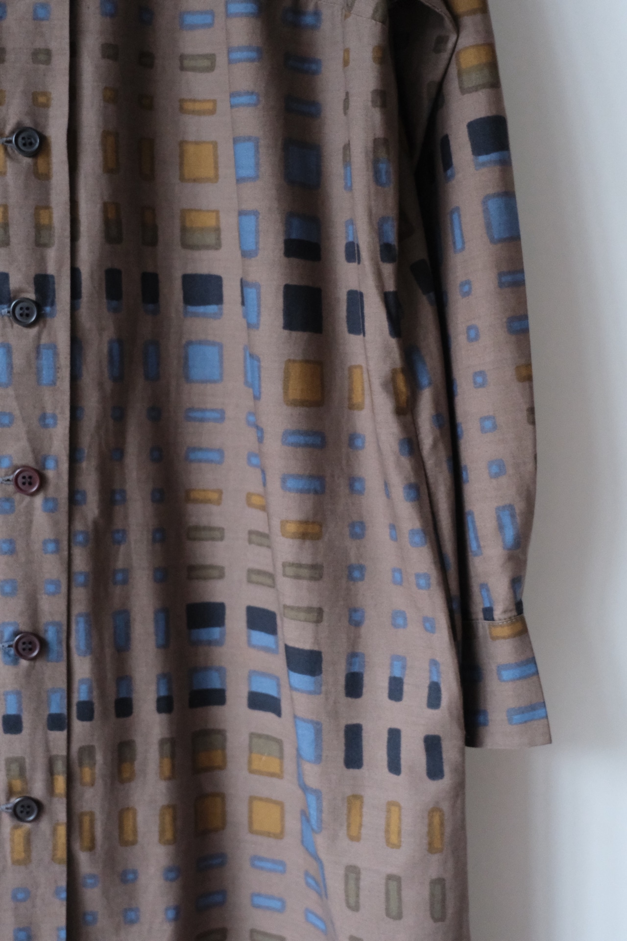 Marimekko color cube shirt dress