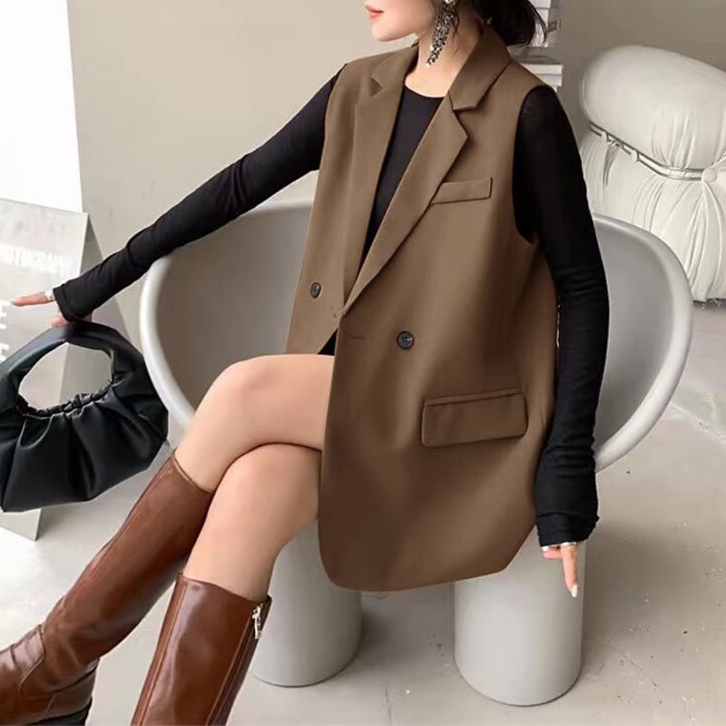 back slit vest 10449