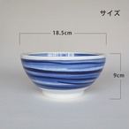 どんぶり 食器 呉須刷毛目 さぬき 丼 18.5cm どんぶり 鉢 おしゃれ うどん鉢 美濃焼