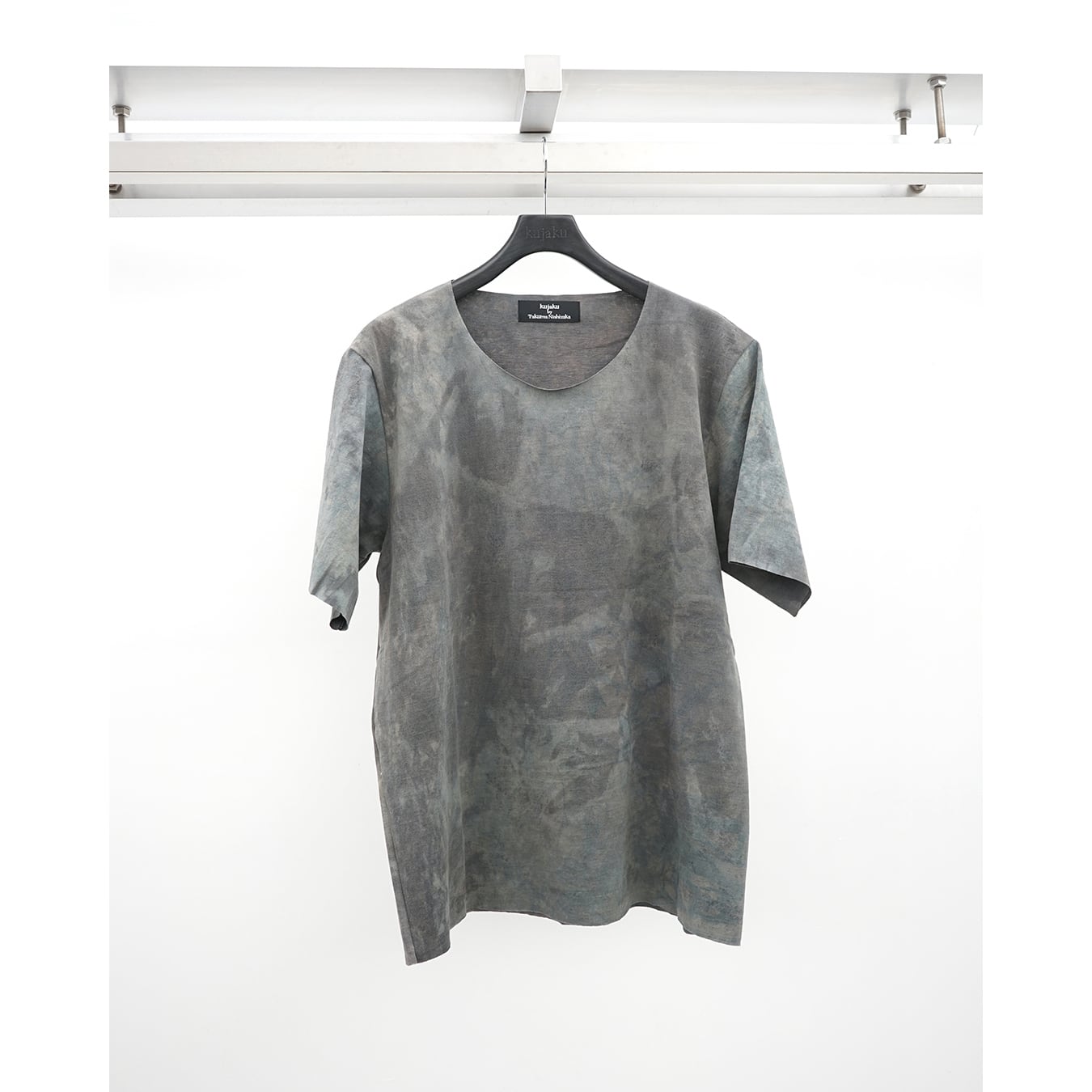 kujaku] (クジャク) K-142-6 special dyed crew neck short sleeve tee