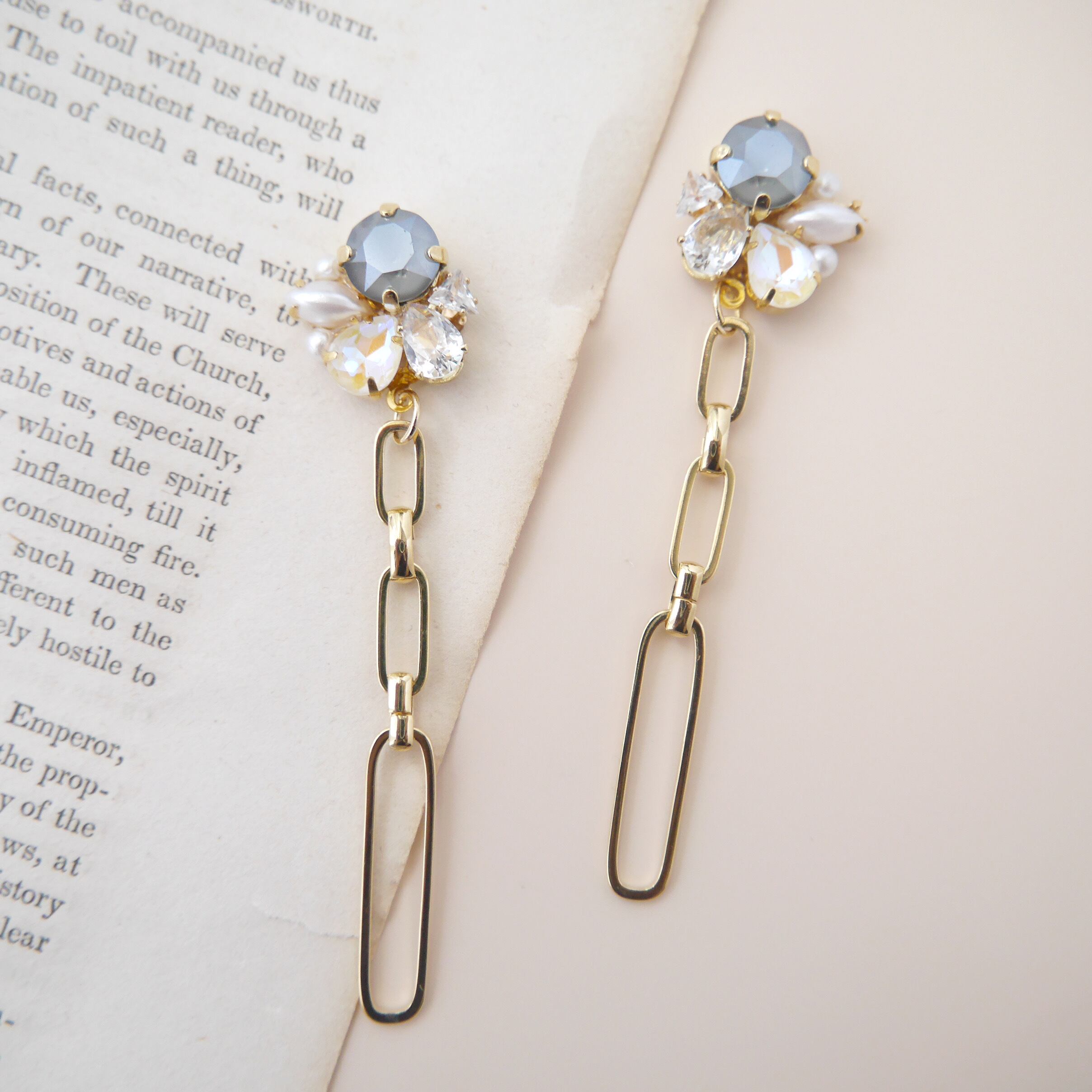 マットグレー×オーロラ カジュアルチェーン