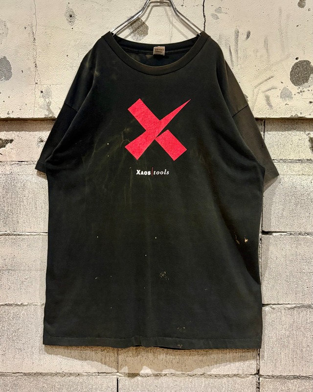 【Caka otto】Logo Design 90's Vintage Loose T-Shirt