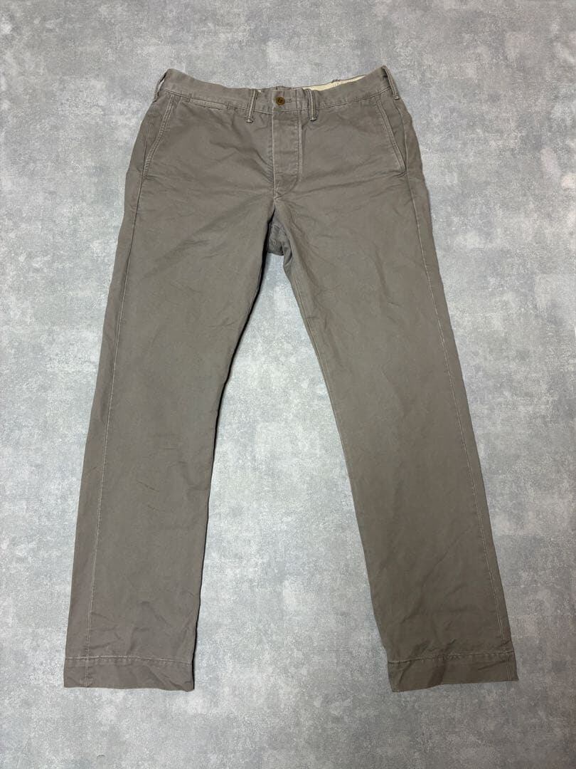 RRL チノパン　W31 RRL コットンツイル チノパンツ グレー W31 | CHASE