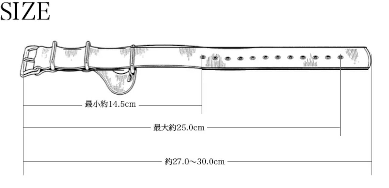 イギリスPHOENIX社製 G10スペック NATOストラップ オールブラック 20/22mm 腕時計ベルト