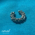 キラキラストーンイヤーカフ(S925/18Kコーティング)