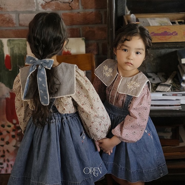 【取寄】oren|rosetta blouse|ロゼッタブラウス|S-XL|baby&kids|26 autumn