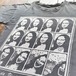 90s  LIVING COLORS 〝 MONNA LISA 〟Parody collage print T-Shirt