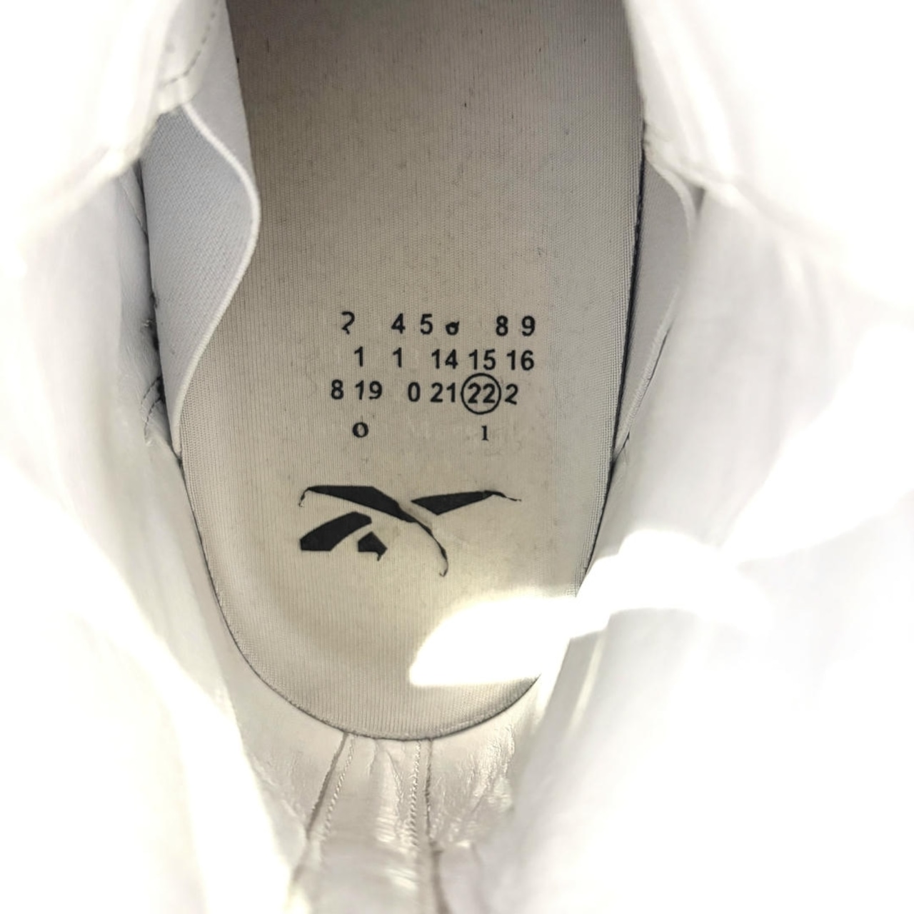 Maison Margiela メゾン マルジェラ Reebok リーボック Tabi Instapump Fury ハイカットスニーカー シューズ 27㎝　US9　UK8 ホワイト