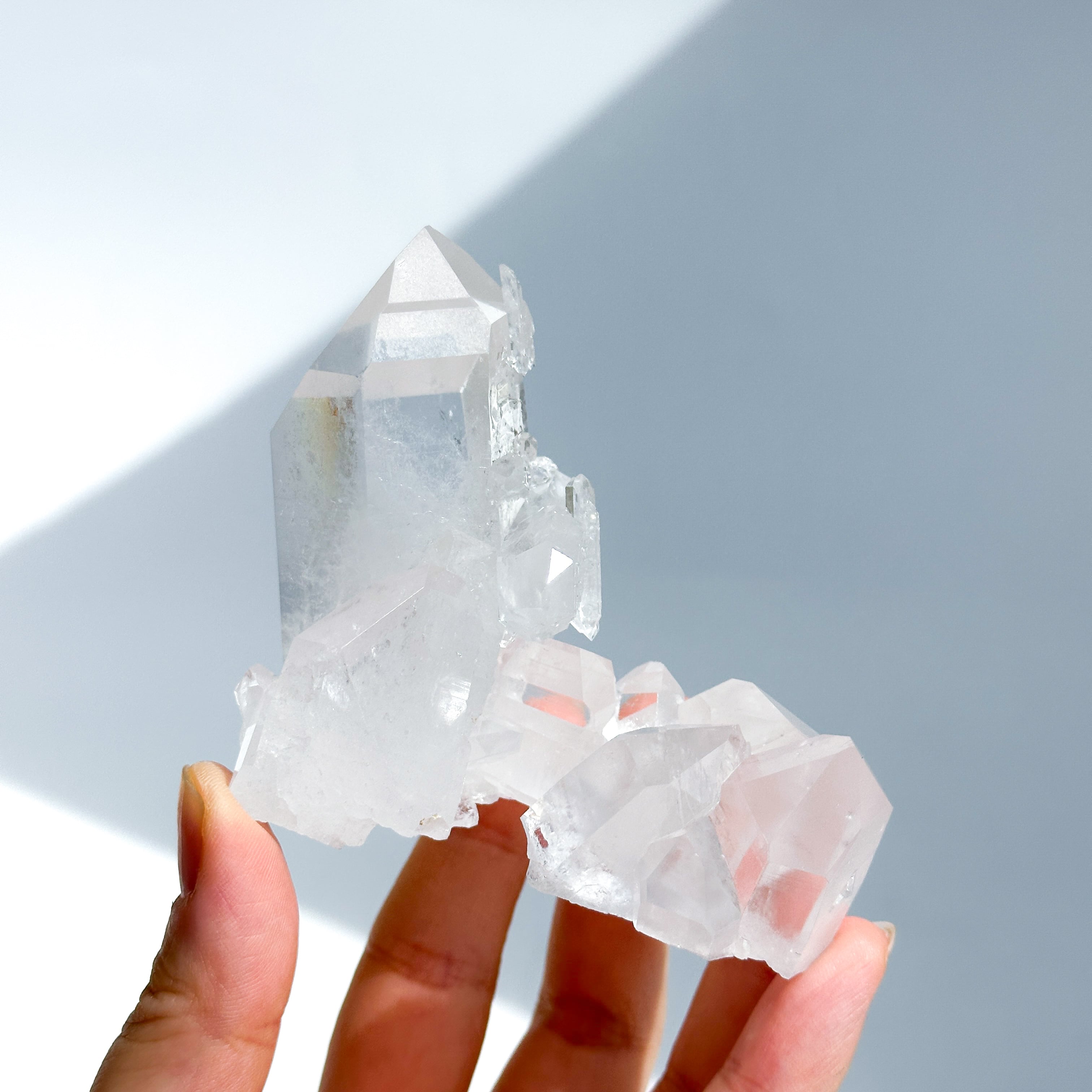 大きな結晶◎ゼッカ産水晶クリアクォーツ クラスター93◇ Clear Quartz