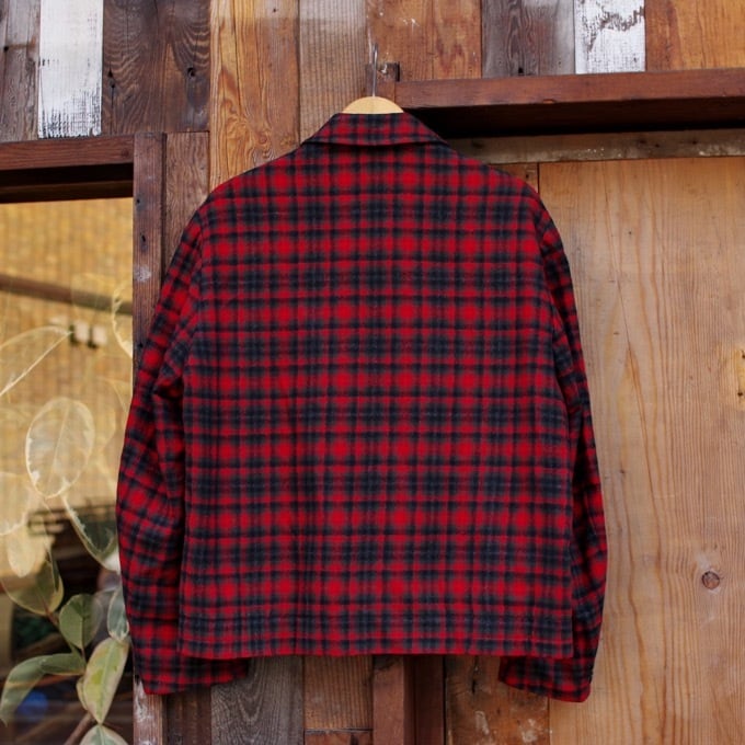 1950s Pendleton Shadow Plaid Wool Sports Jacket 1950s Pendleton Shadow Plaid Wool Sports Jacket