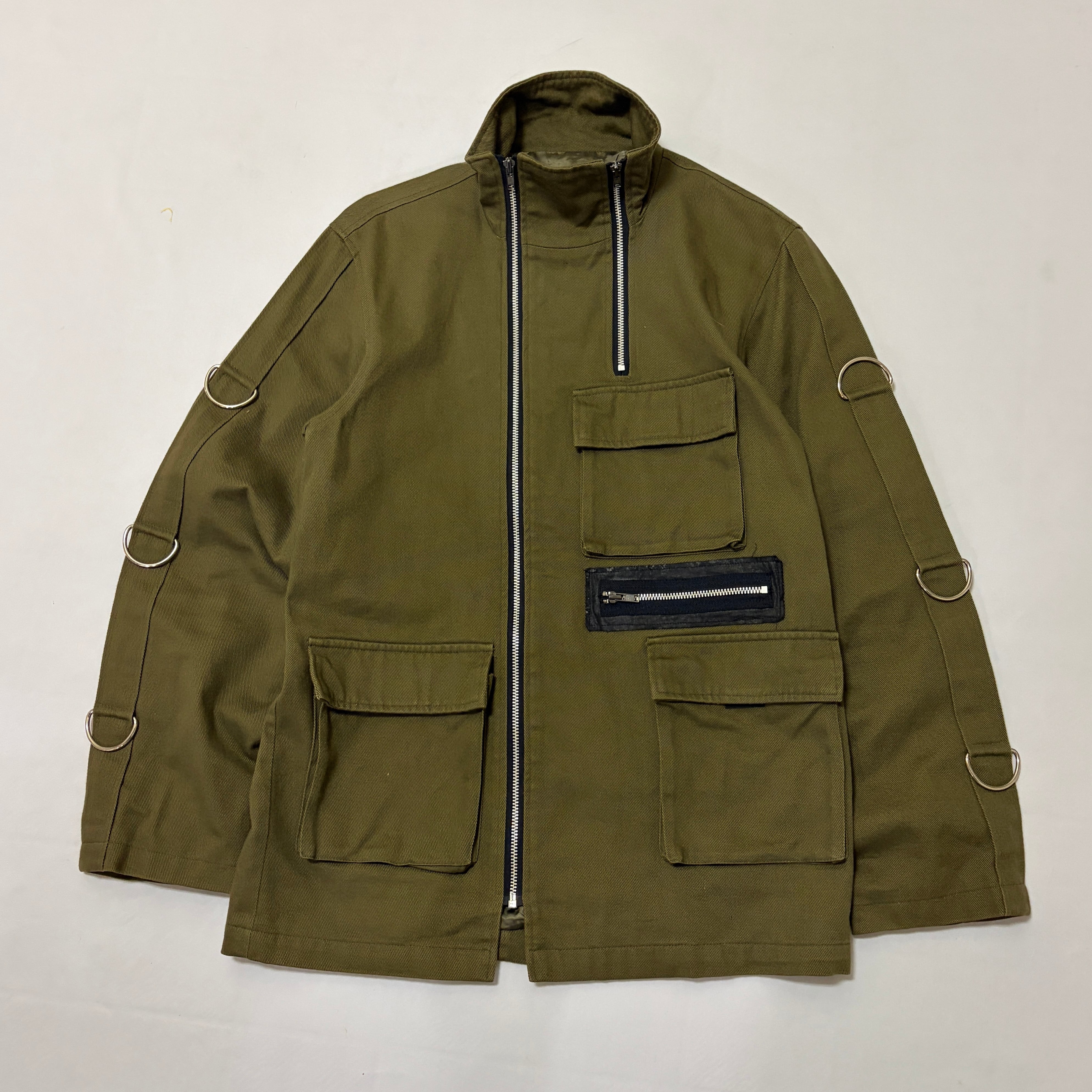 80s OLD STUSSY/Work Shirt Jacket/黒タグ/USA製/L相当/ワークシャツ