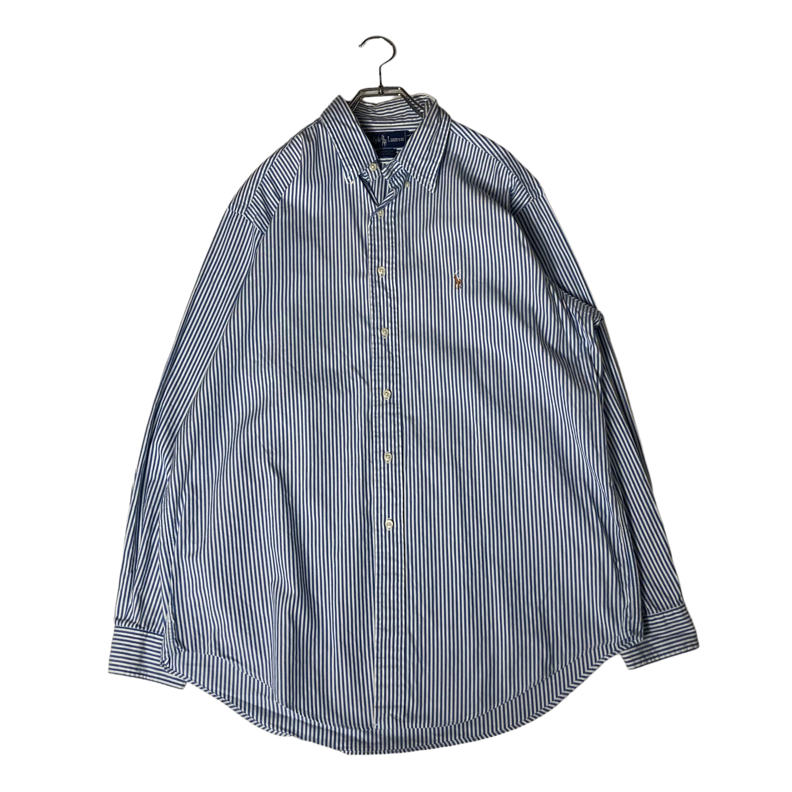【90s】RALPH LAUREN 長袖シャツ XL コットン100% 刺繍 vintage | 古着屋OLDGREEN