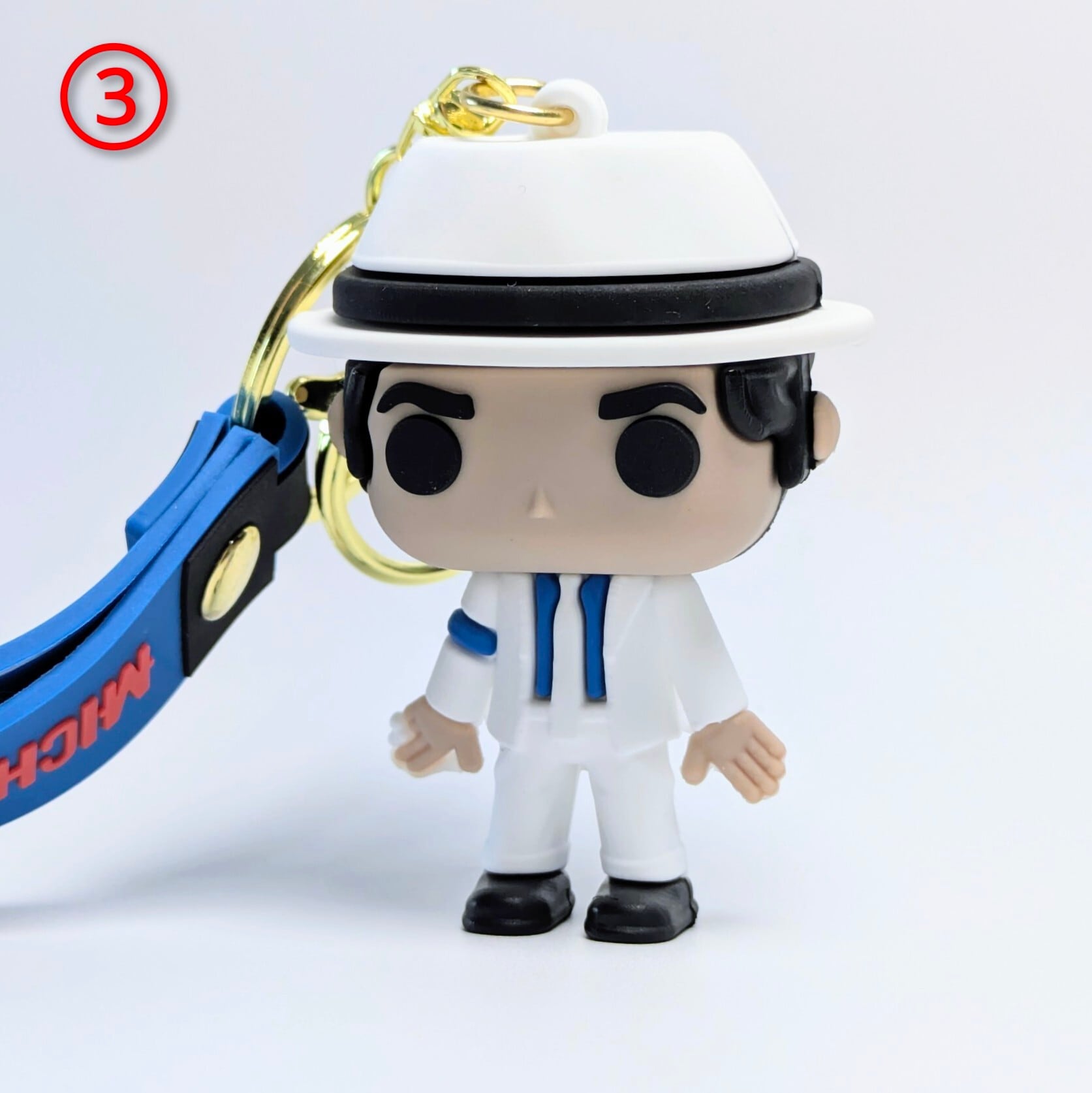 michael jackson ( マイケル・ジャクソン ) 】3D Rubber KeyHolder