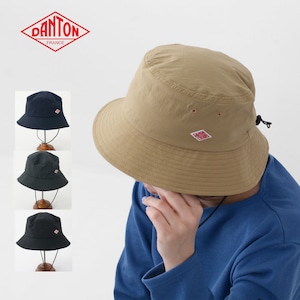 DANTON [ダントン] BUCKET HAT [DT-H0047PES] バケットハット・ナイロンハット・ロゴハット・キャンプ・MEN'S/LADY'S [2024SS]