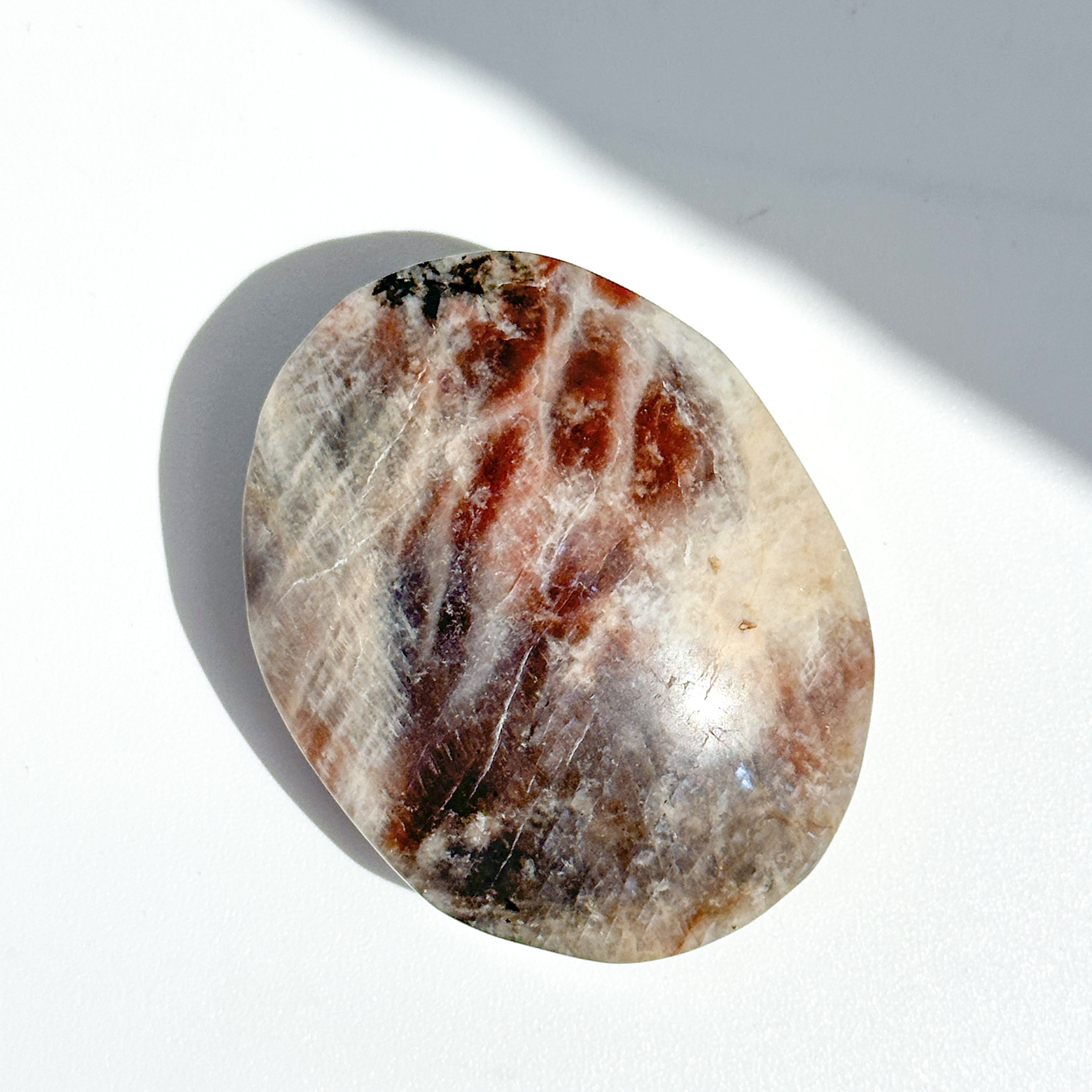 サン&ムーンストーン パームストーン41◇ Sun & Moon Stone ◇ 天然石・鉱物・パワーストーン・インテリア