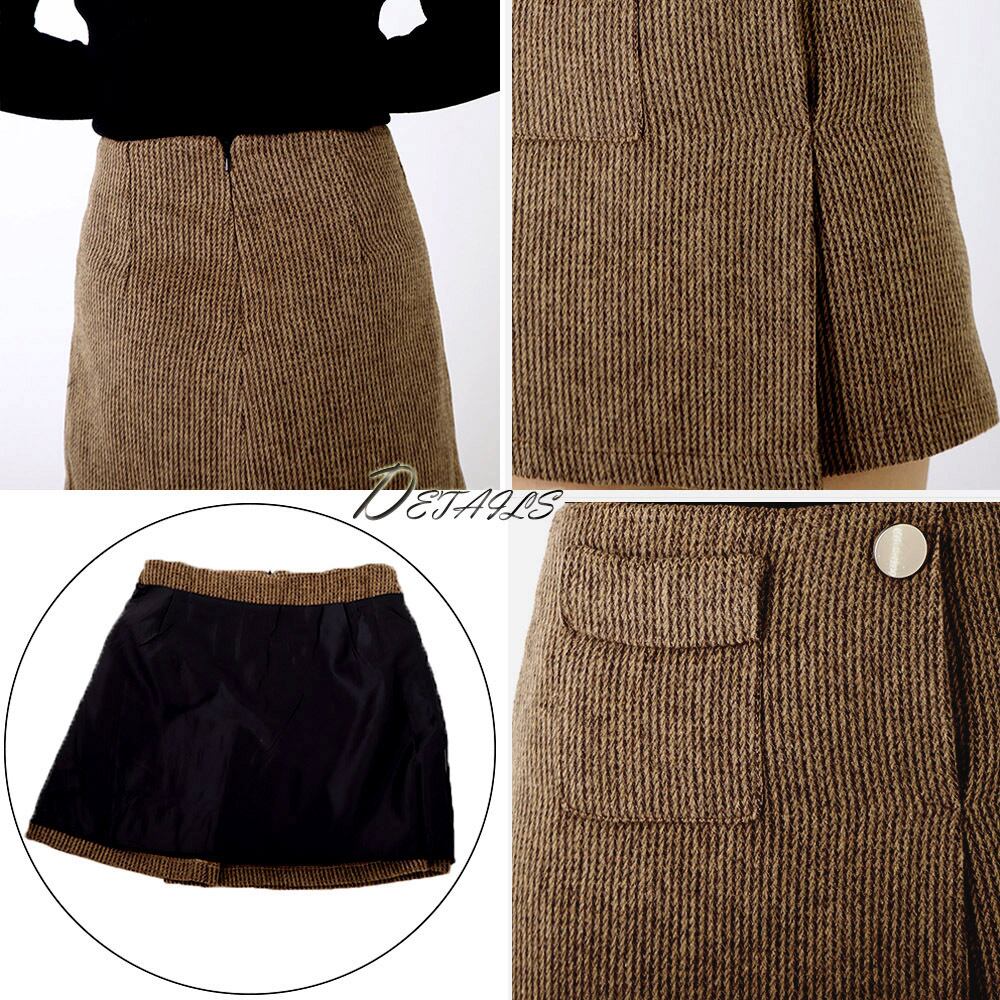 レディース コーデュロイ ミニスカート 秋 冬 きれいめ かわいい 大人 大人可愛い おしゃれ 裏地付き Ritz Chic