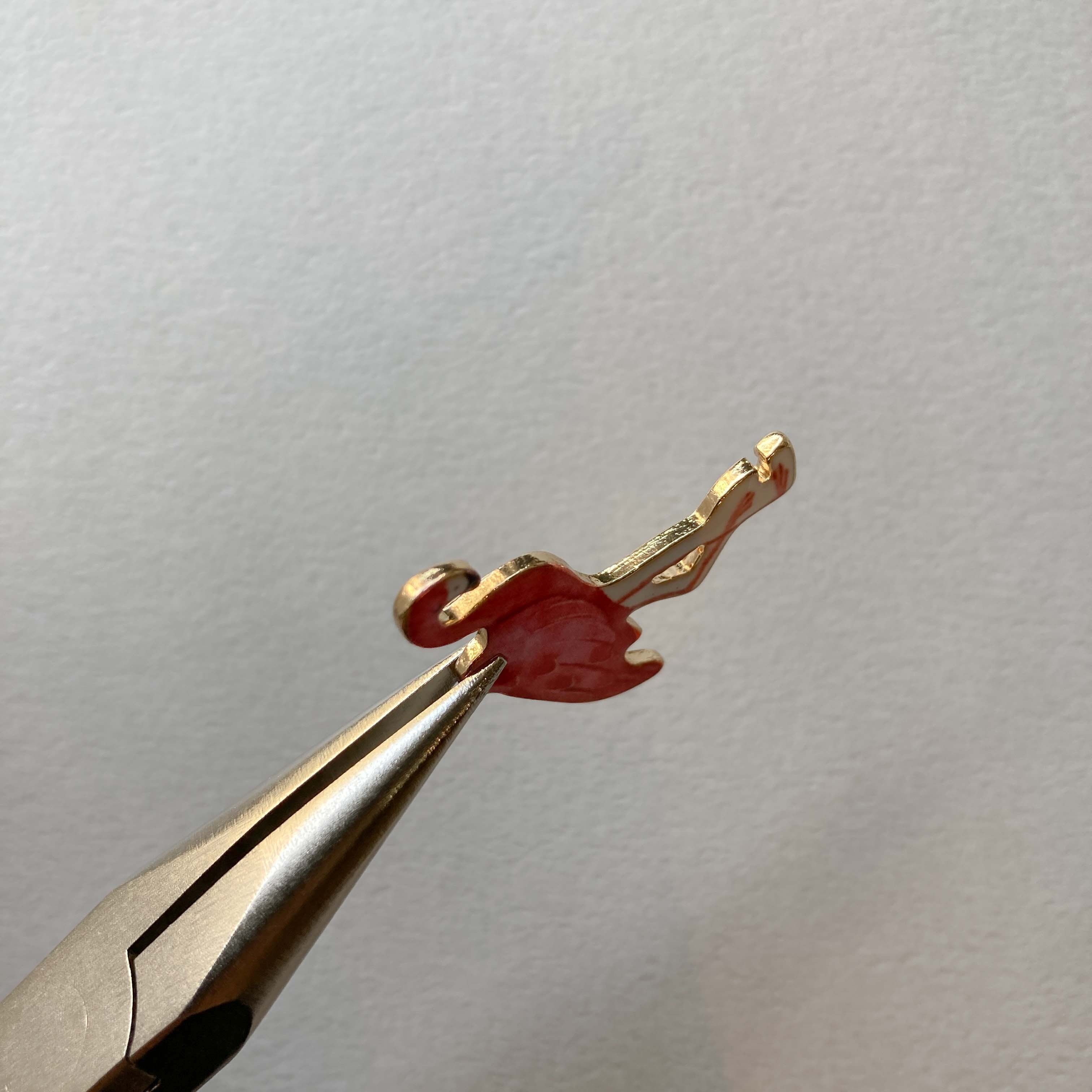 鳥のイラストメタルチャーム | Dua-アクセサリーパーツショップ