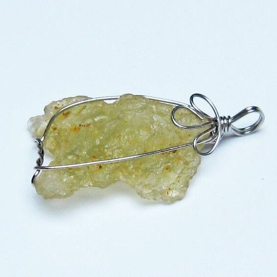 リビアングラス ペンダント 一点物 メール便可 112-13766