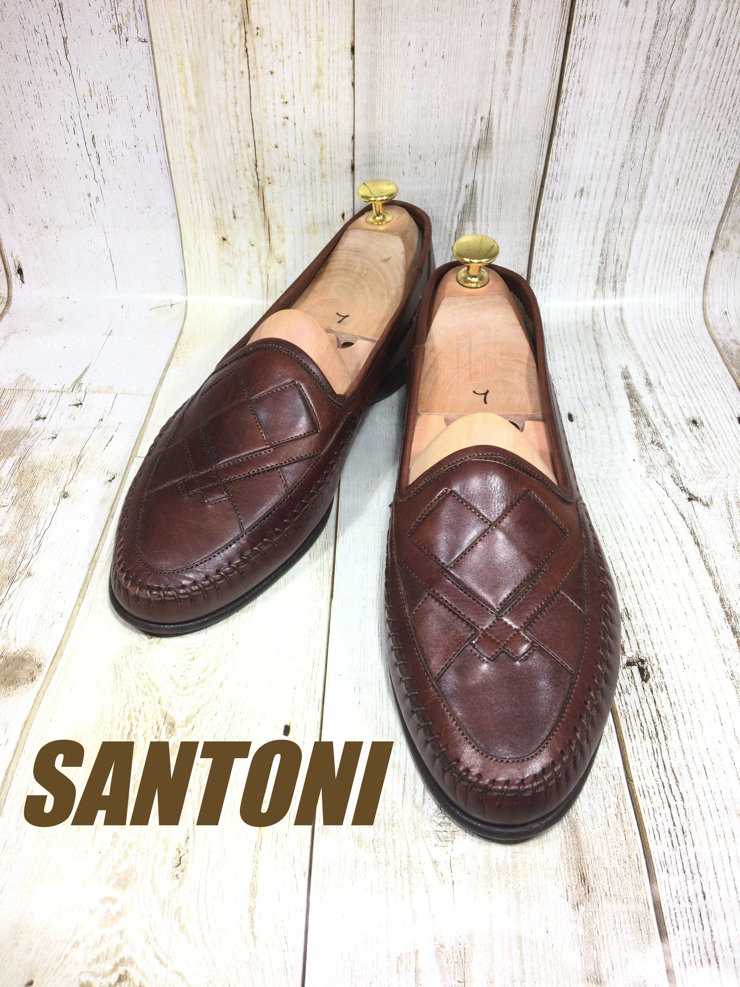 【美品】SANTONI / サントーニ ローファー サイズ10　28.5cm