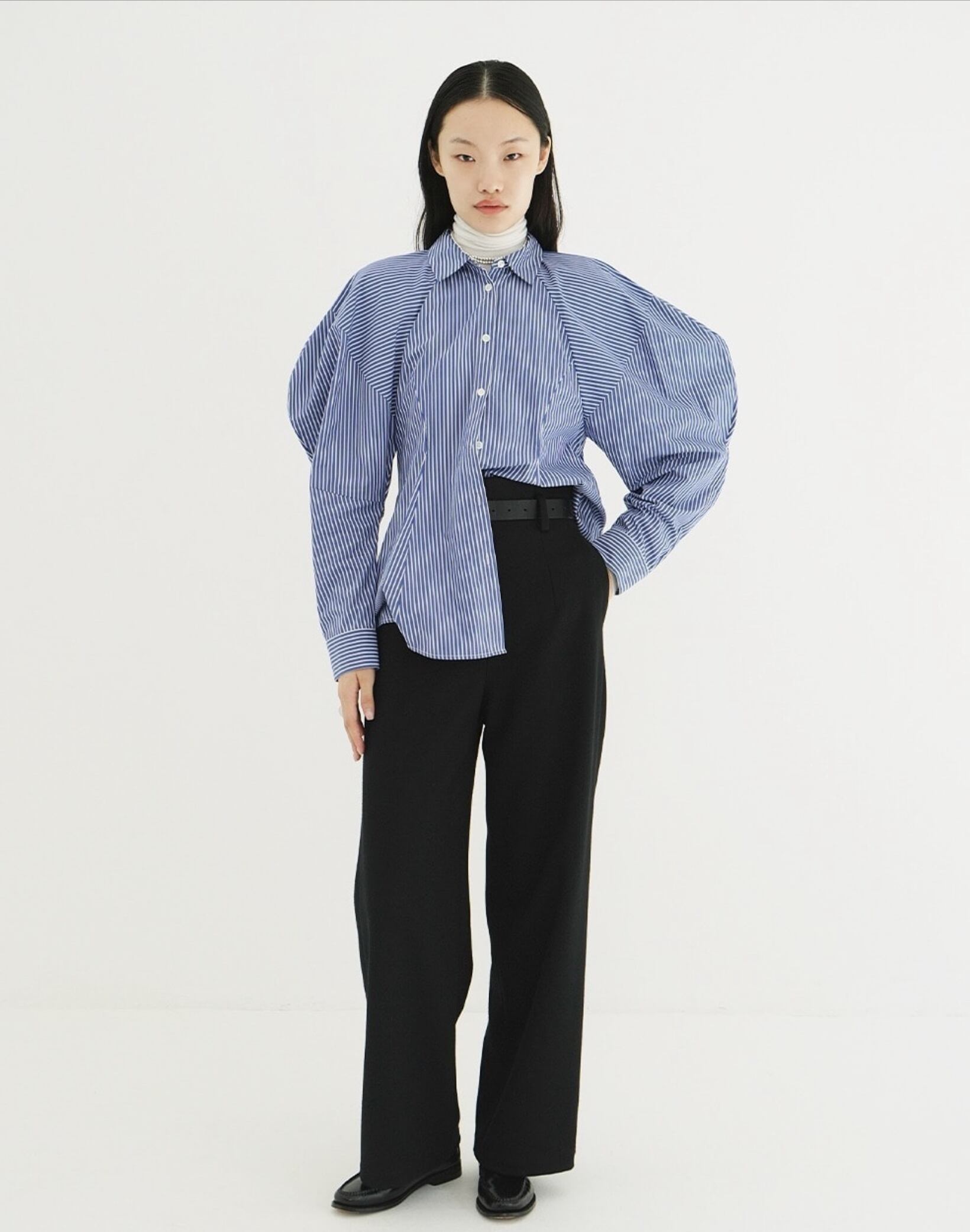 CLANE HIGH WAIST WIDE PANTS | FLICKA ASHIYA