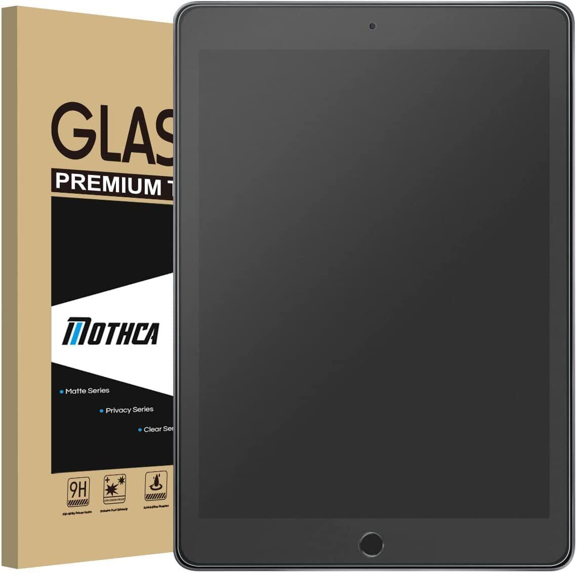 【新着特価】Mothca アンチグレア強化ガラス iPad 9.7(2018/2017年新型) / iPad Pro 9.7 / iPad Air 2(2014)/ iPad Air(2013)対応 保護フィルム 液晶スクラブガラス ゲームフィルム さらさら 日本旭硝子製素材 指紋防止 反射防止 飛散防止 キズ防止 撥水撥油 硬度9H 3D touch対応