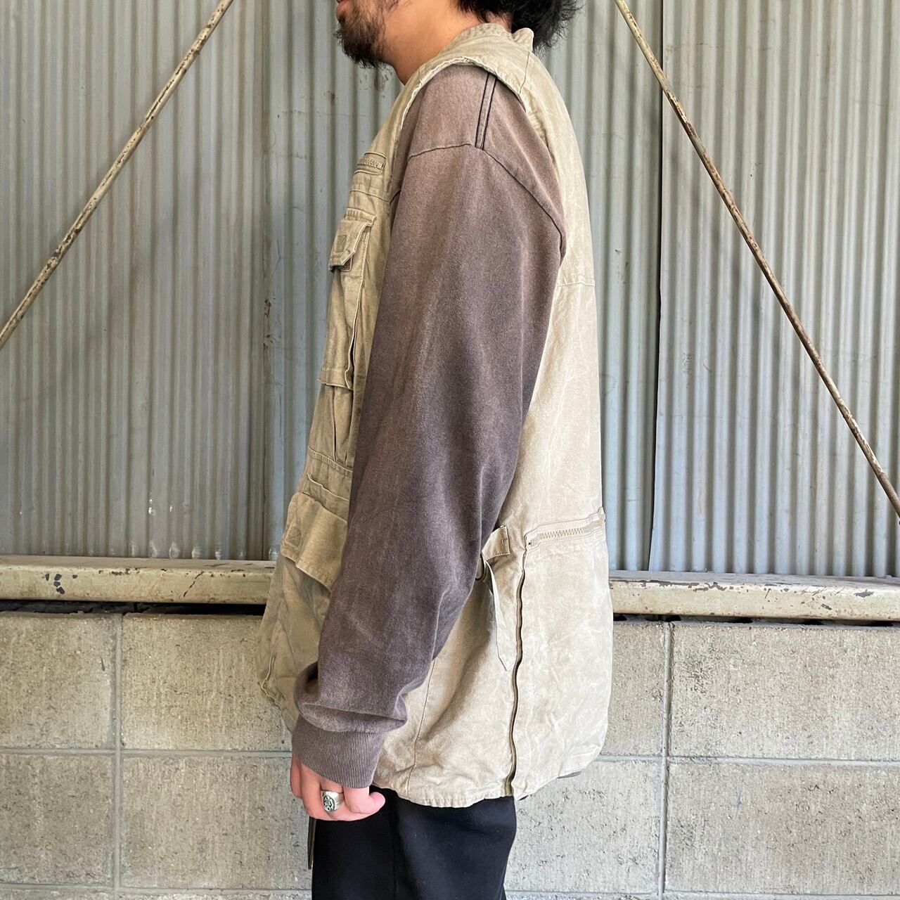 80年代 L.L.Bean エルエルビーン サファリベスト メンズL 古着 80s