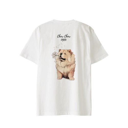 チャウ・チャウ　スタンダートTシャツ　バックデザイン