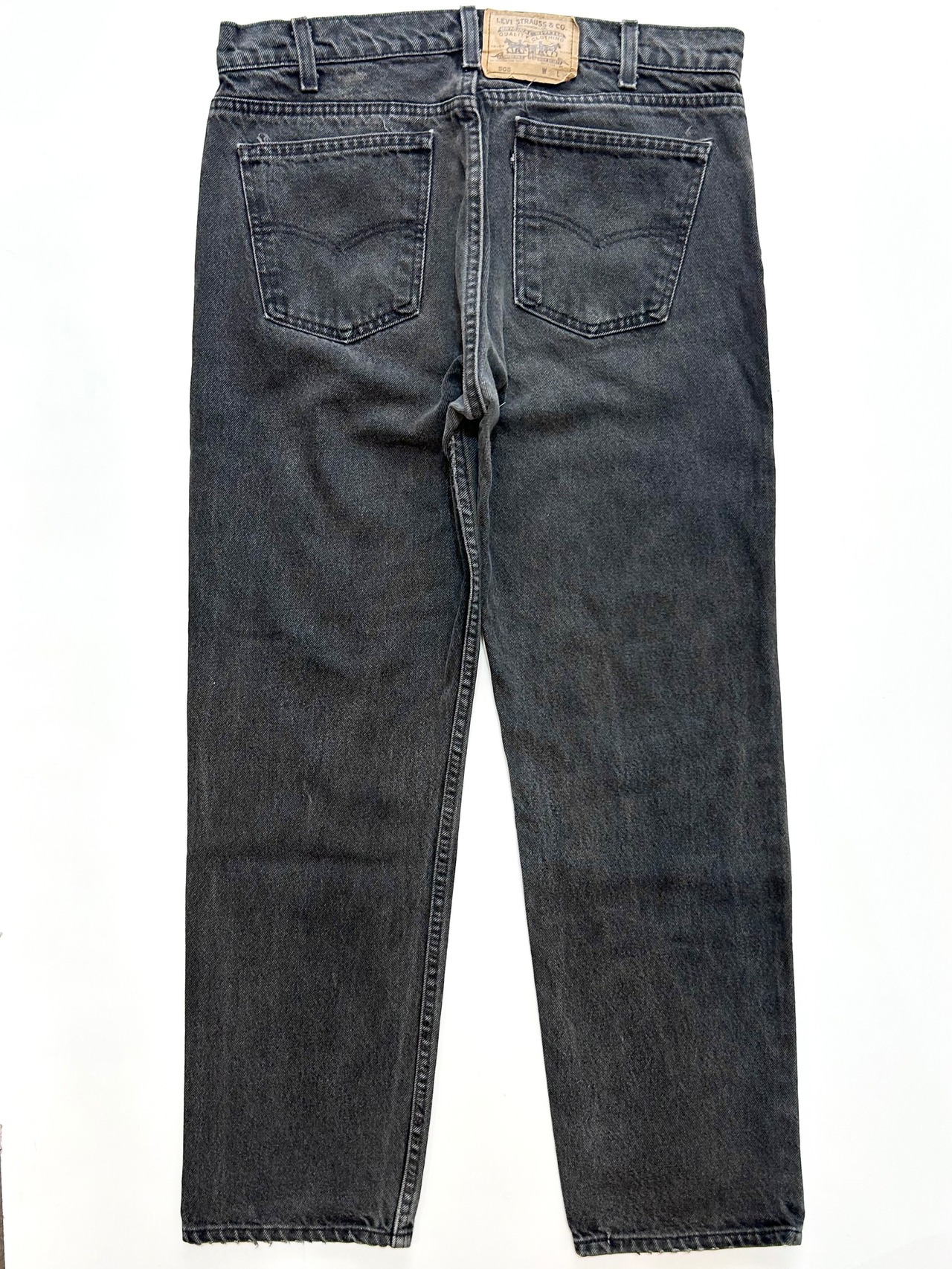 80s Levi’s 505 BLACK DENIM PANTS MADE IN USA Size W36L30→W35L29.5