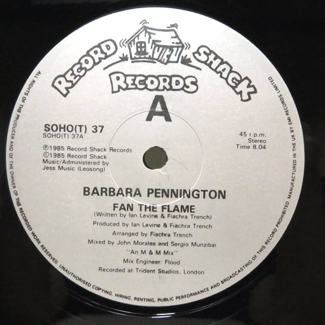 Barbara Pennington / Fan The Flame [SOHO(T) 37, SOHOT 37] - 画像3