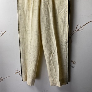 YES SURE! splashed pattern suits set-up “pistol pants”