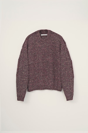 VICTIM：MIX KNIT VTM-26-K-108 C/# PURPLE SIZE 2