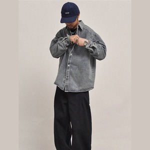 バンブーコットン・フェードデニムジャケット A2088