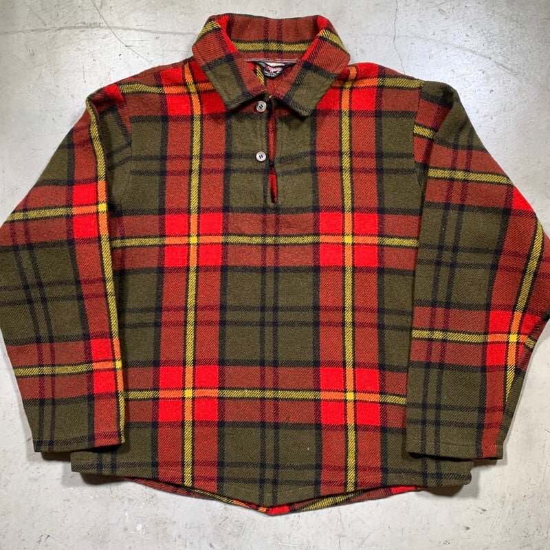 's∼'s Woolrich ウールリッチ プルオーバーチェックシャツ ウール