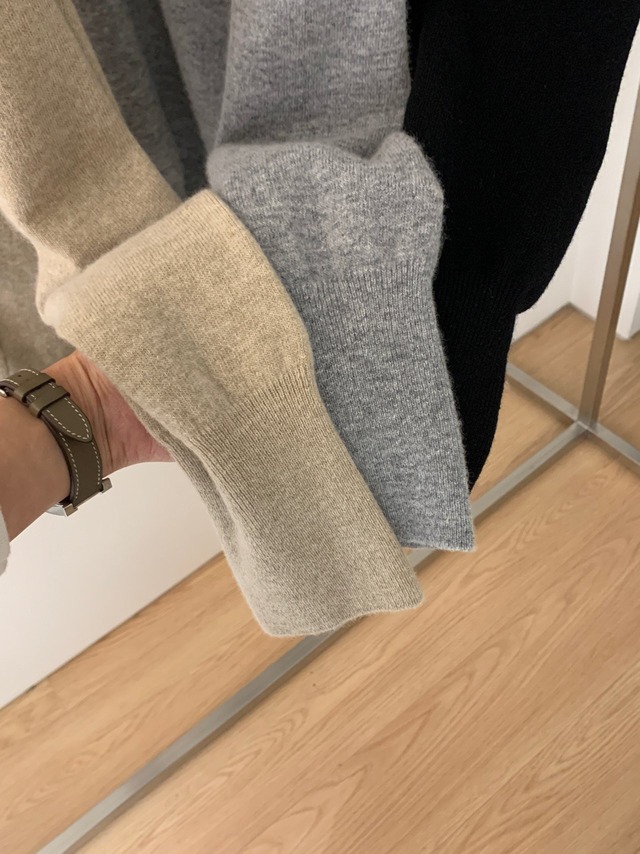 (予約) HAUS / Praha cashmere knit 3color