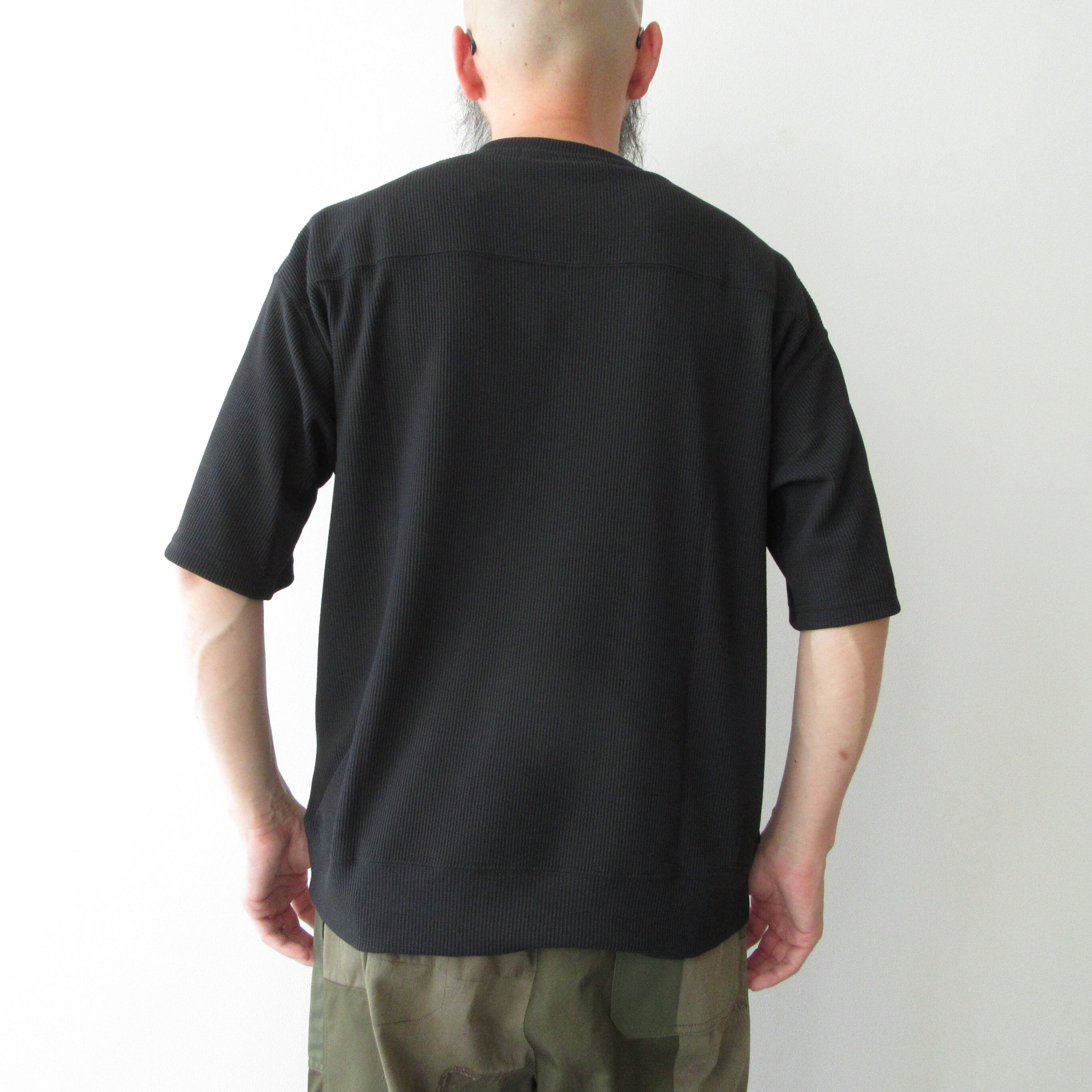 SALUTE HELM ワッフルTシャツ ブラック | セレクトショップen