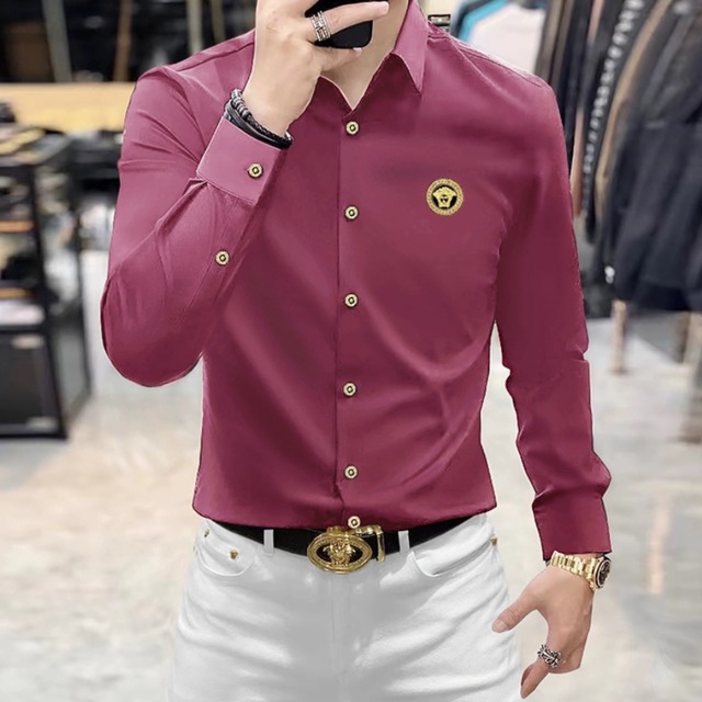 ゴールドエンブレムドレスシャツ(3color） M0836