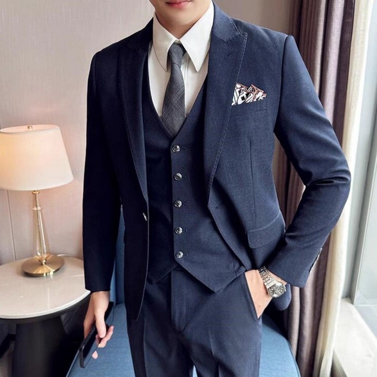 double breasted suit 2piece 00090