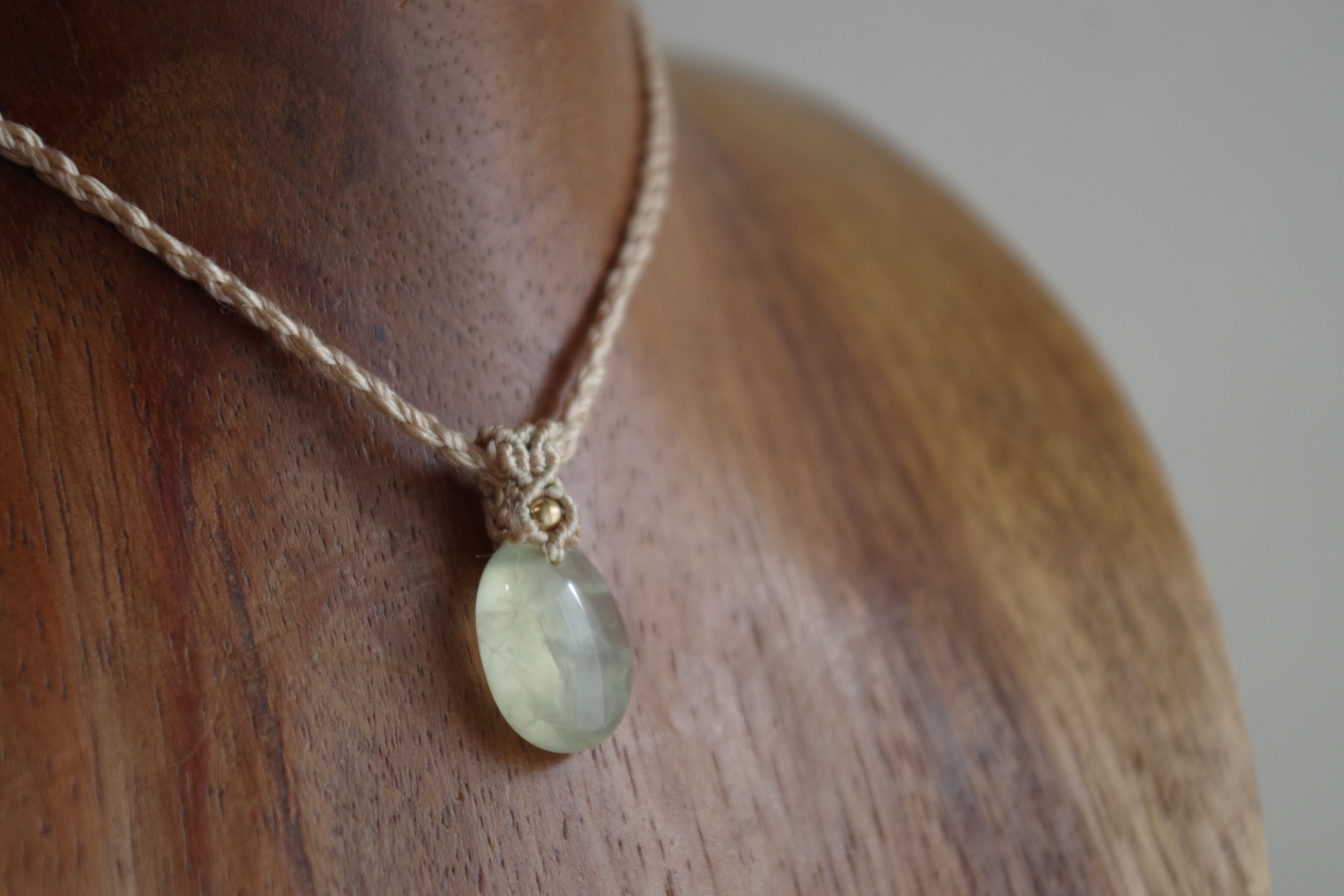絹糸】Preniteシンプルペンダント | Lico macrame jewely shop
