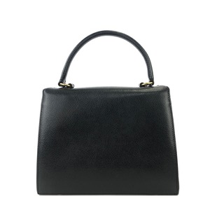 CELINE セリーヌ ロゴ ターンロック エンボスレザー トップハンドル 