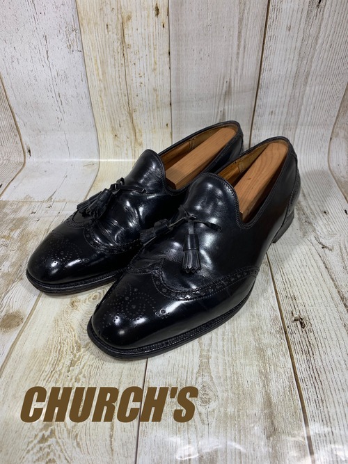 旧 Church's チャーチ タッセルローファ UK8H 27cm