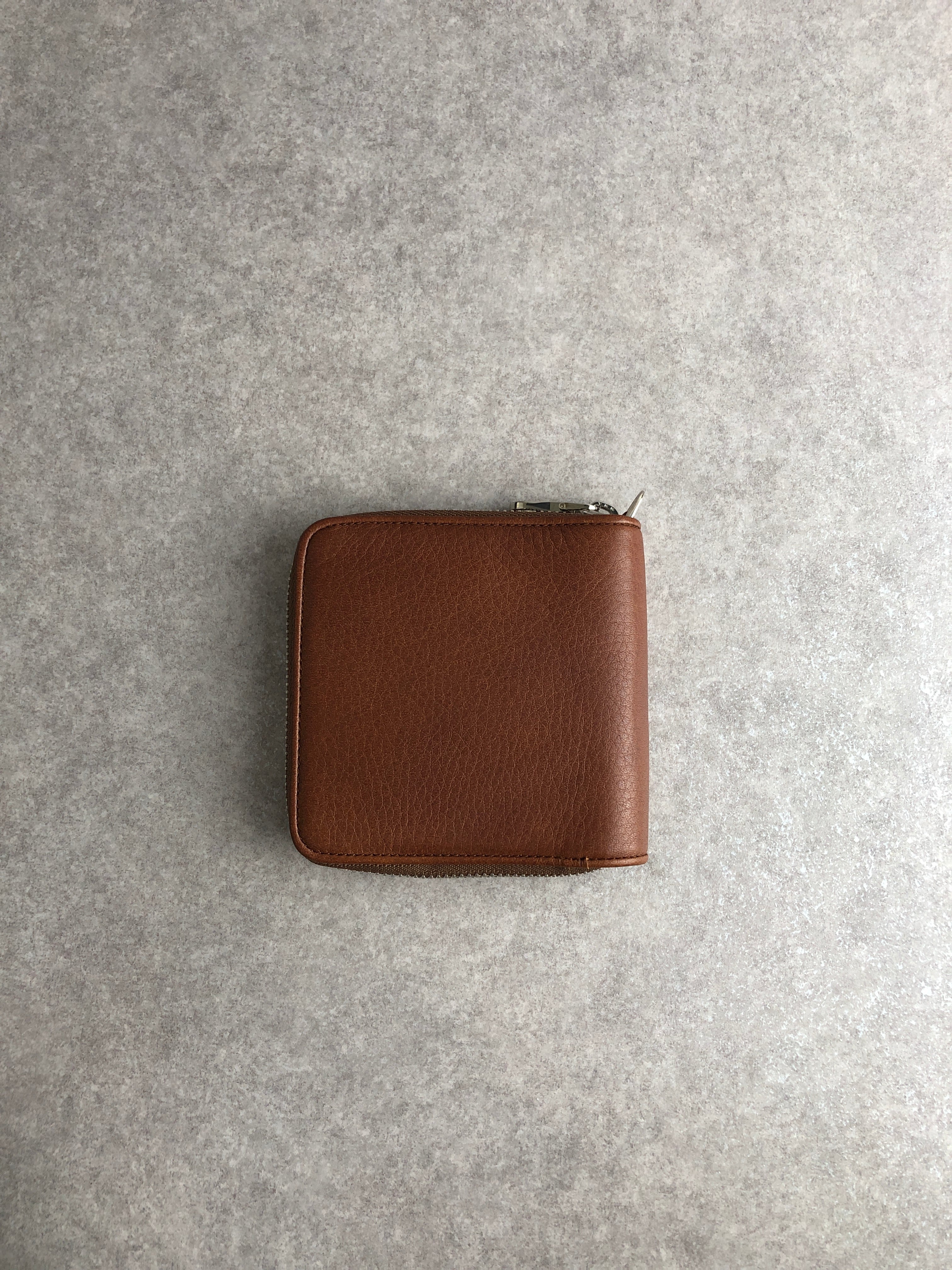 LOEWE ロエベ 財布 ブラウン ロゴ レザー 2つ折り vintage